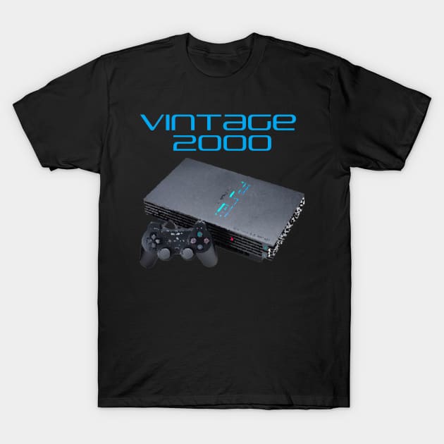 Vintage 2000 - PS2 T-Shirt by jmtaylor